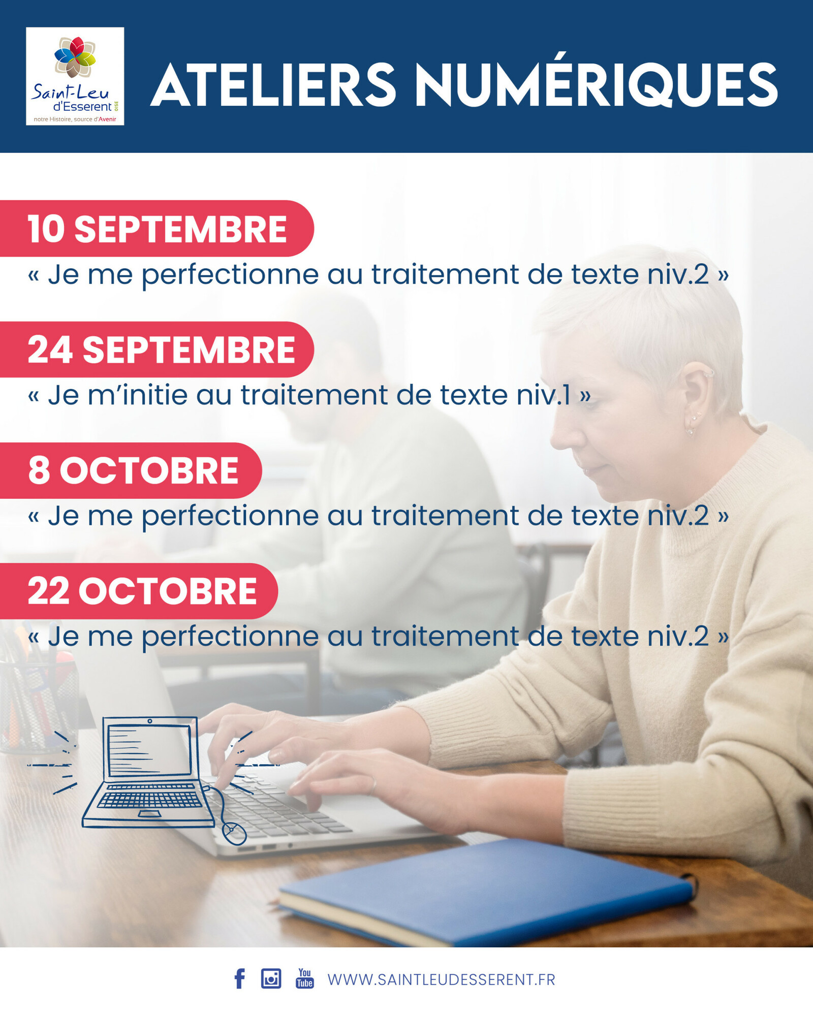 visuel des ateliers num&eacute;riques de septembre et d'octobre 2026